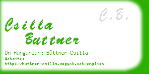 csilla buttner business card